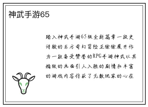 神武手游65